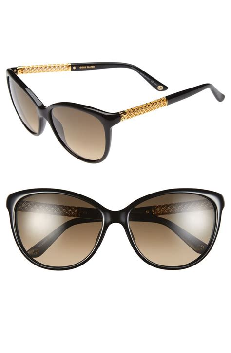 gucci women's 57mm cat eye sunglasses|Gucci 55mm cat eye sunglasses.